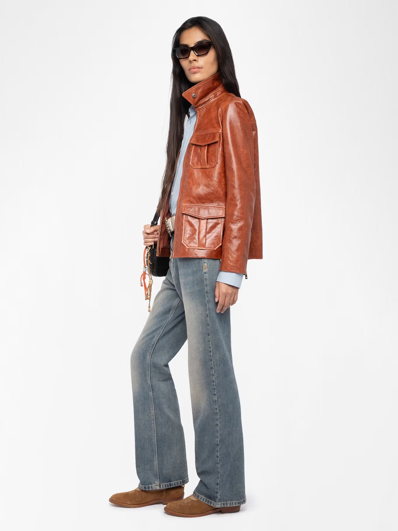 LIENNA CUIR GLOSSY