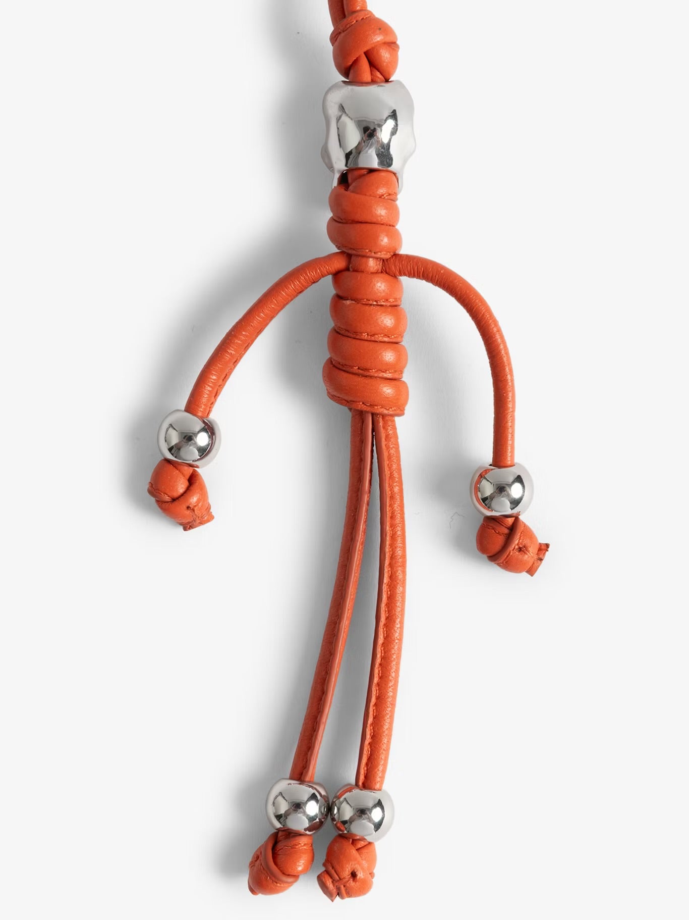 SKULL KEYRING SMOOTH LAMBSKIN