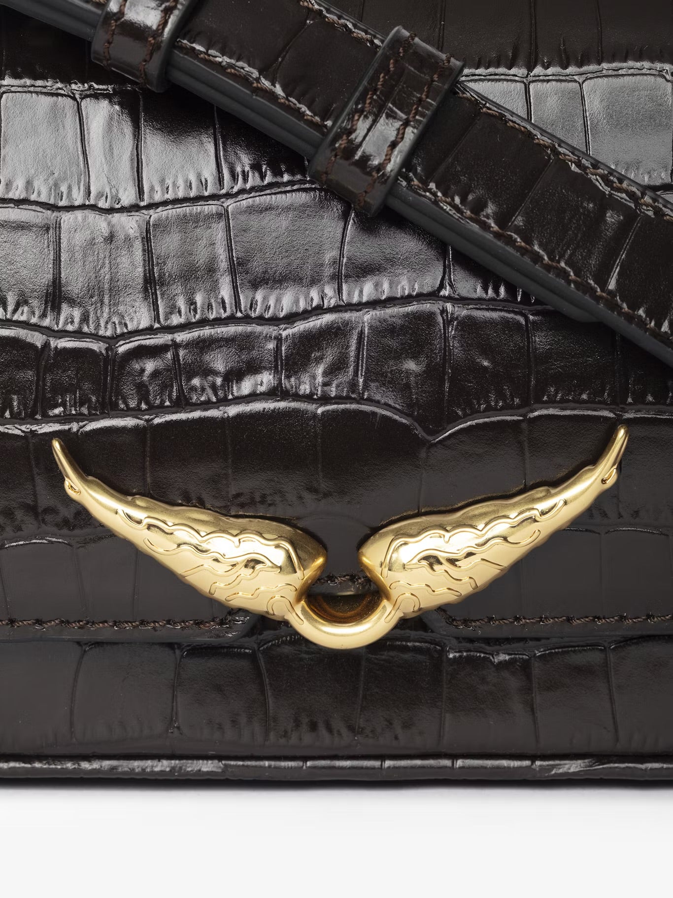 LE ZAZI EMBOSSED CROCO
