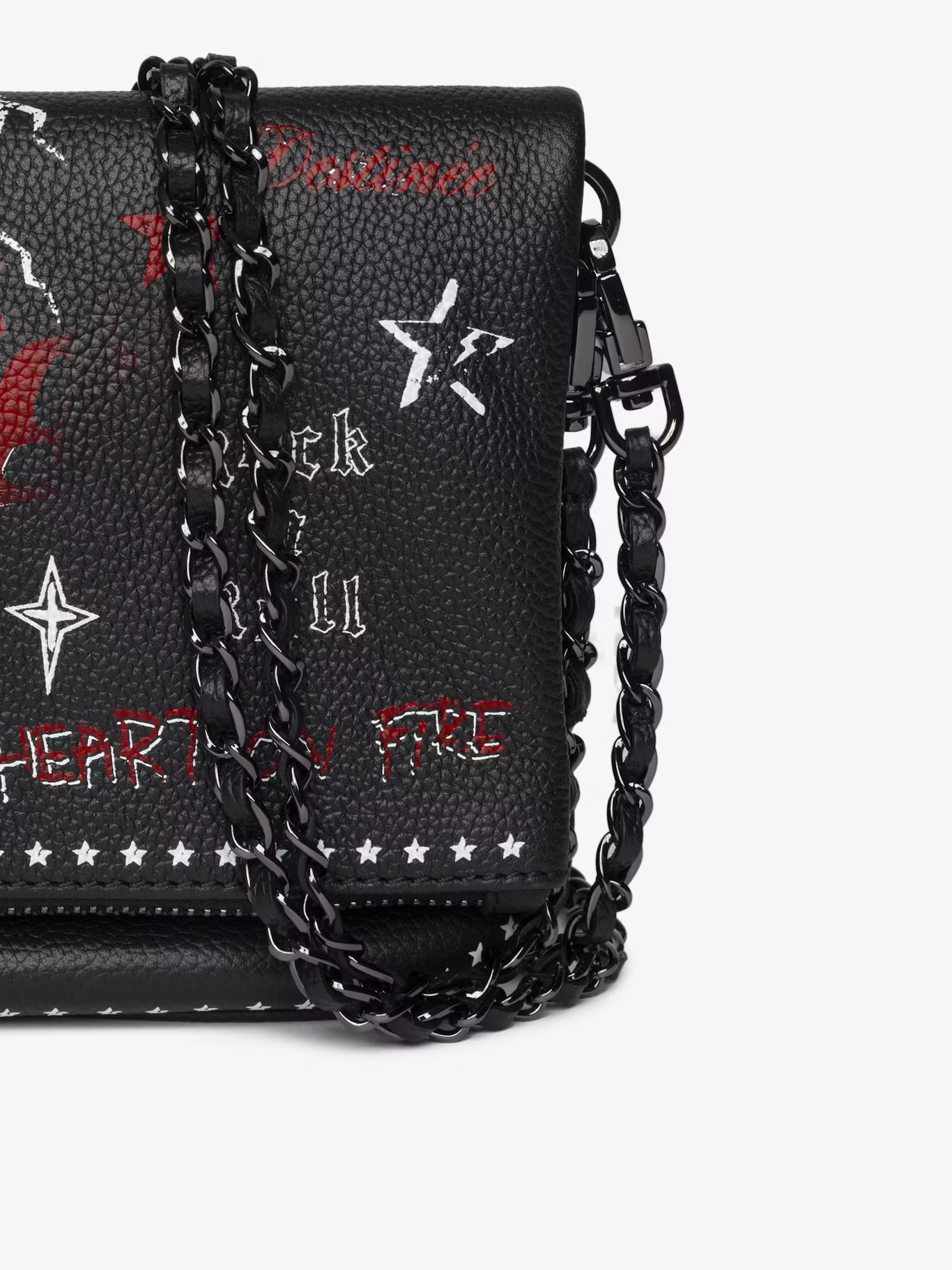 ROCK GRAINED LEATHER PUNK