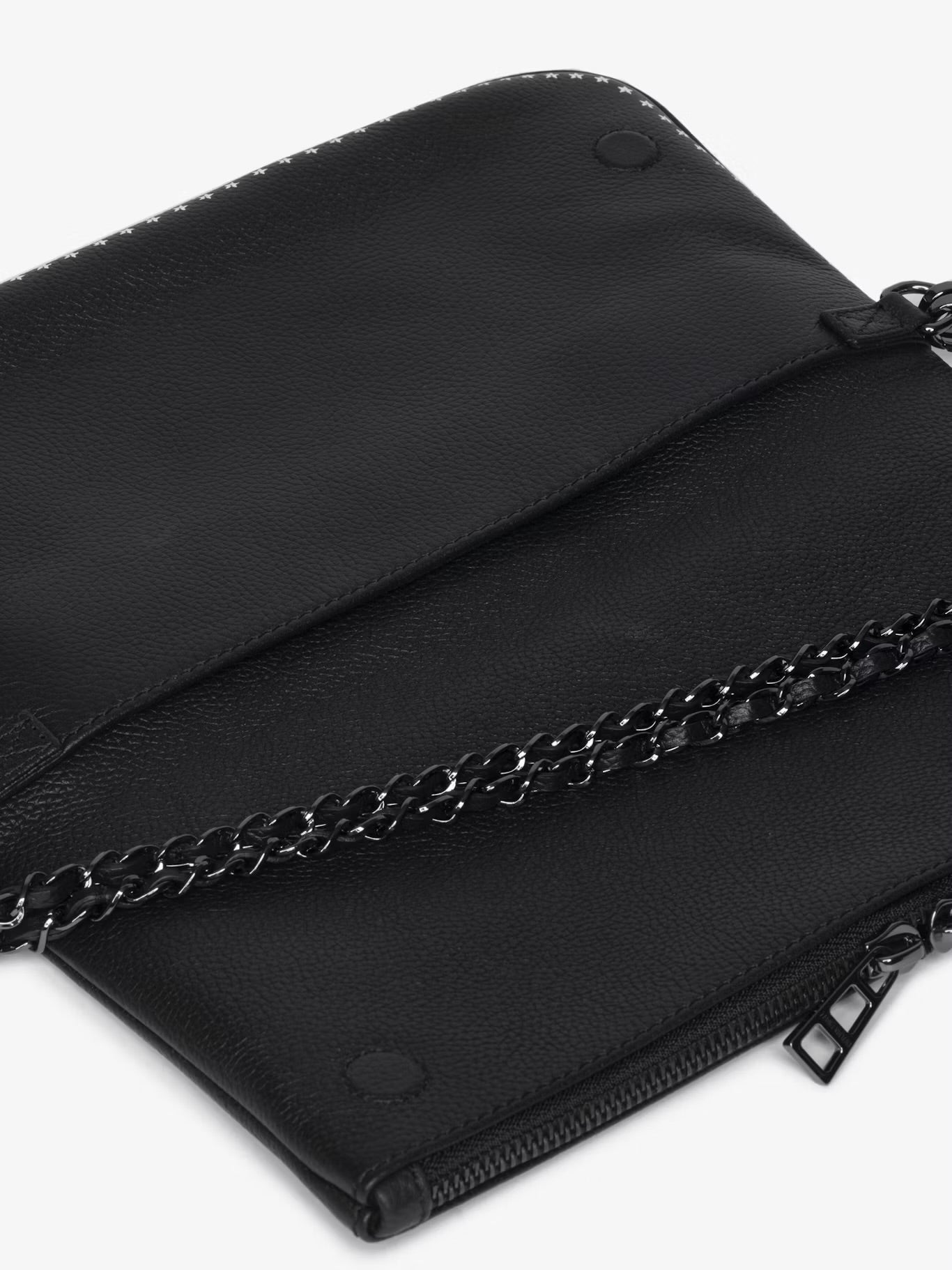 ROCK GRAINED LEATHER PUNK