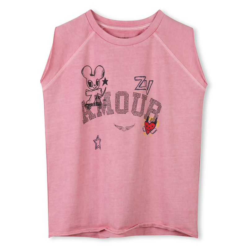 Sleeveless T-shirt