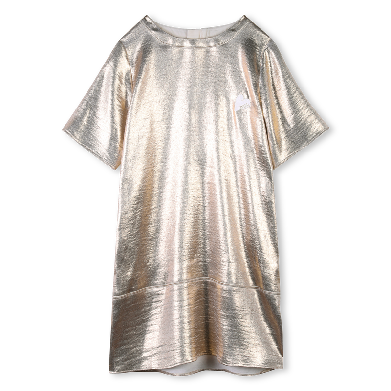 Metallic-look dress