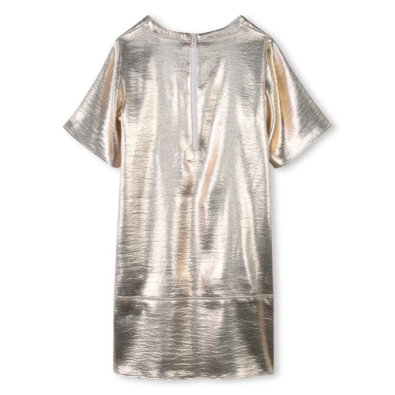 Metallic-look dress