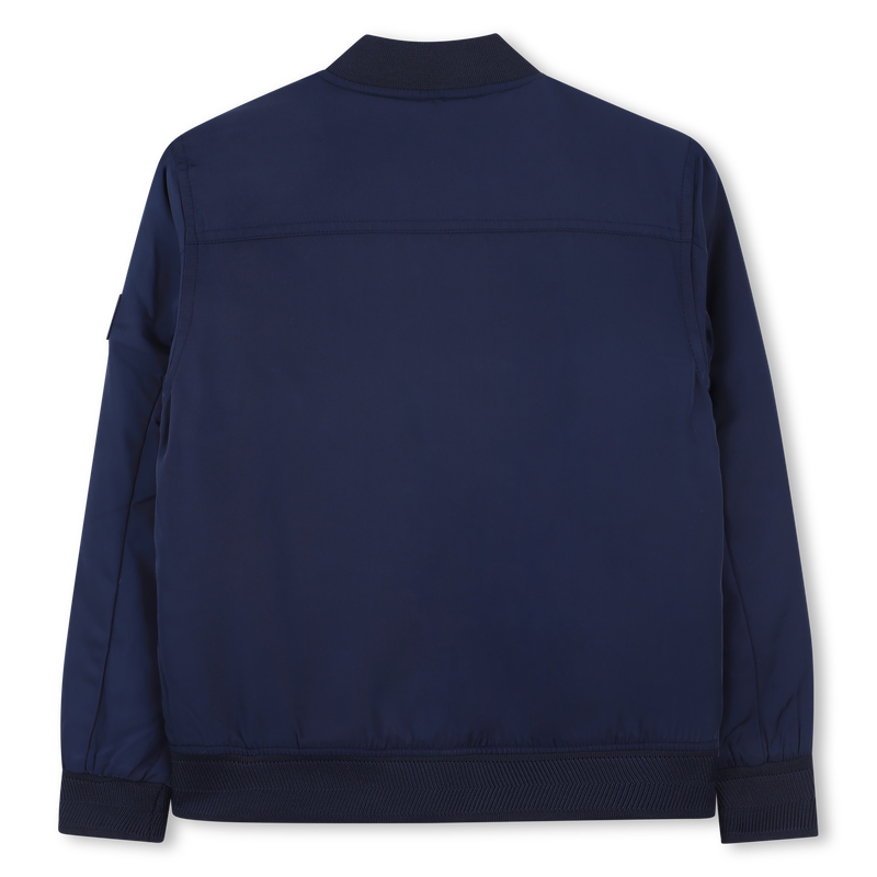 Zipped bomber jacket
