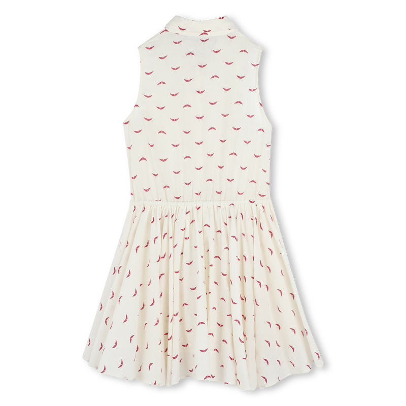 Sleeveless printed dress