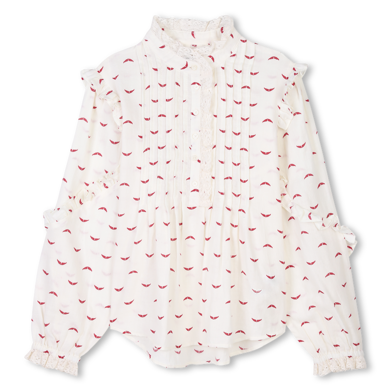 Long-sleeved blouse
