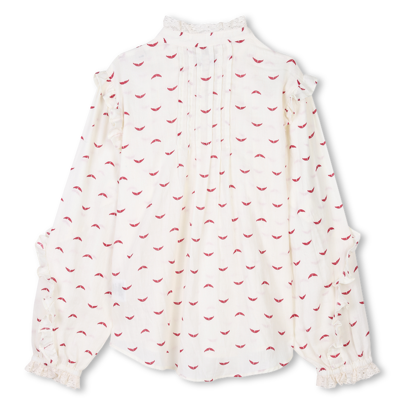 Long-sleeved blouse
