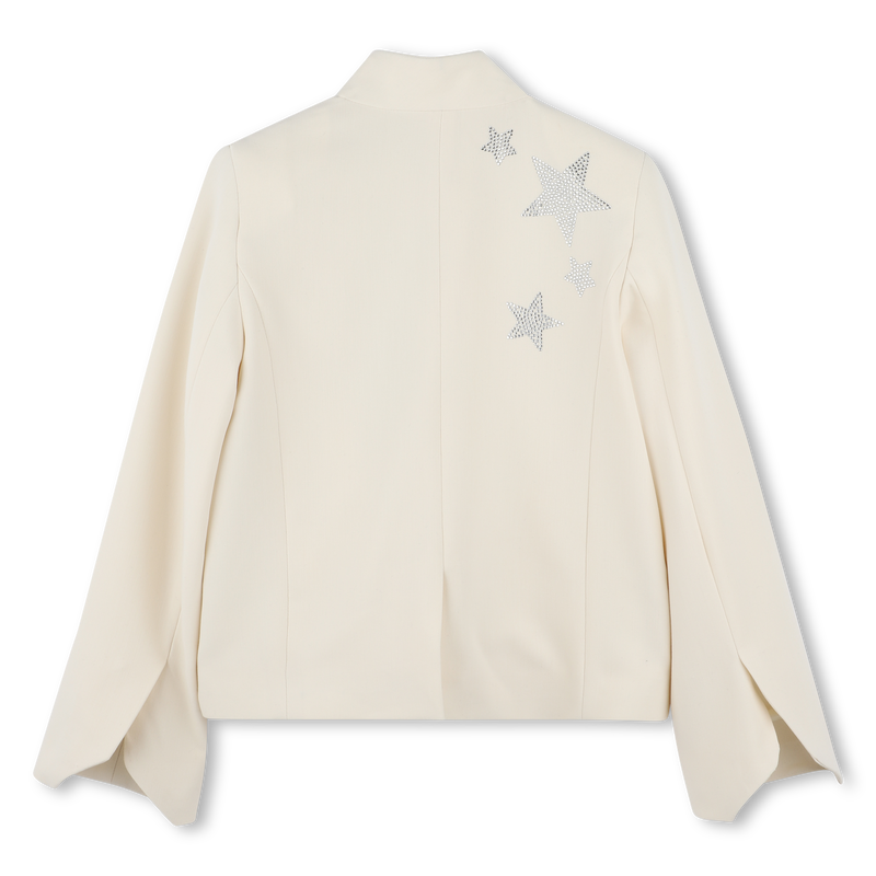 Suit jacket with diamantés