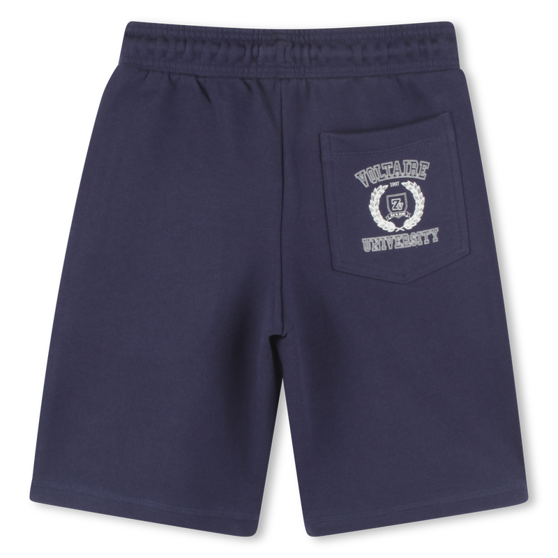 Fleece Bermuda shorts