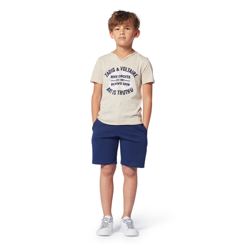 Fleece Bermuda shorts