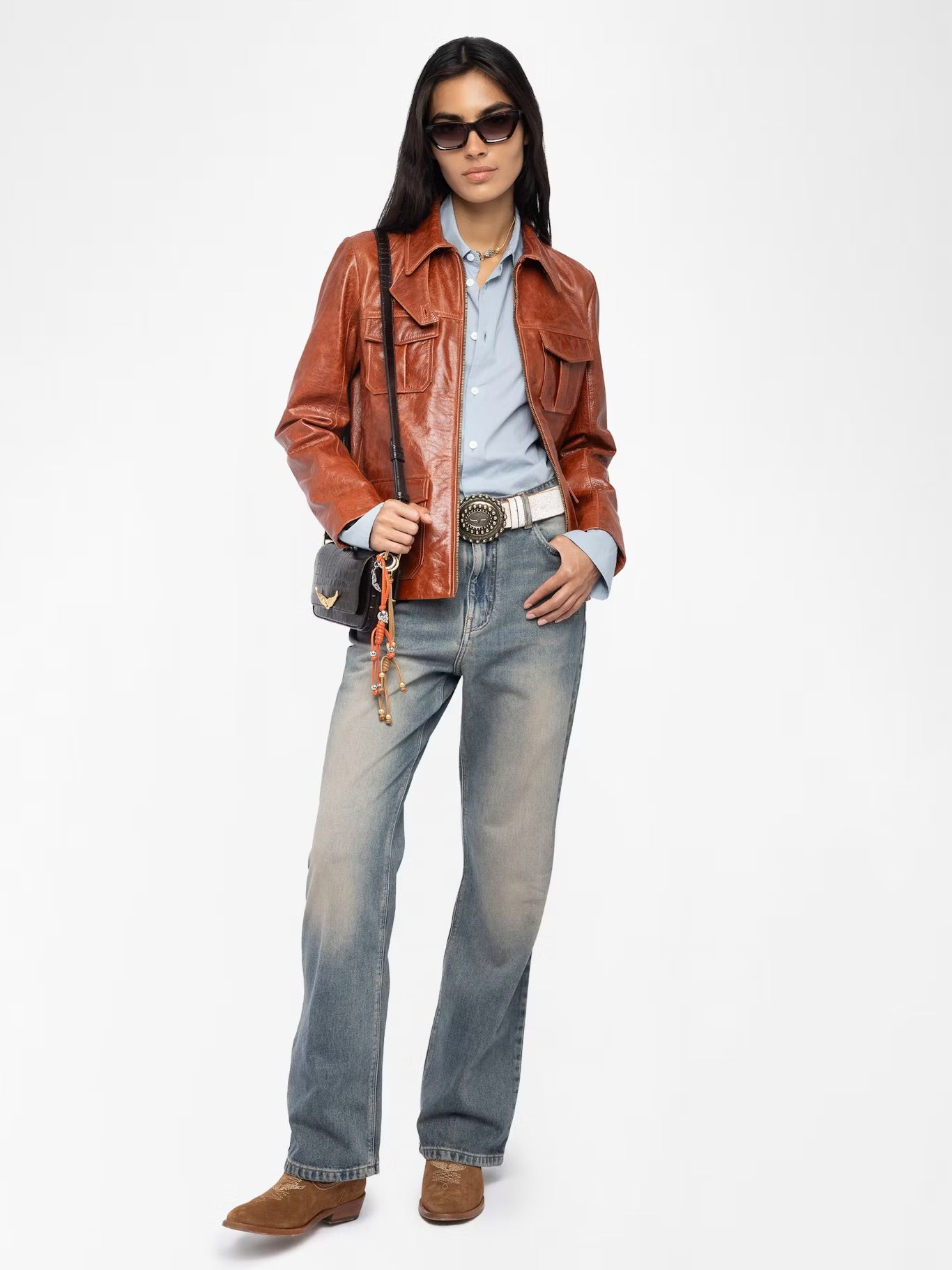 LIENNA CUIR GLOSSY