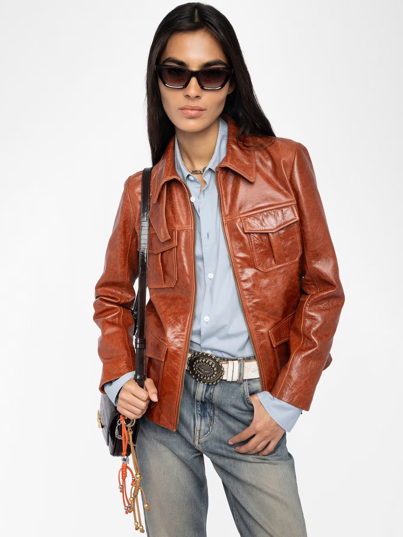 LIENNA CUIR GLOSSY