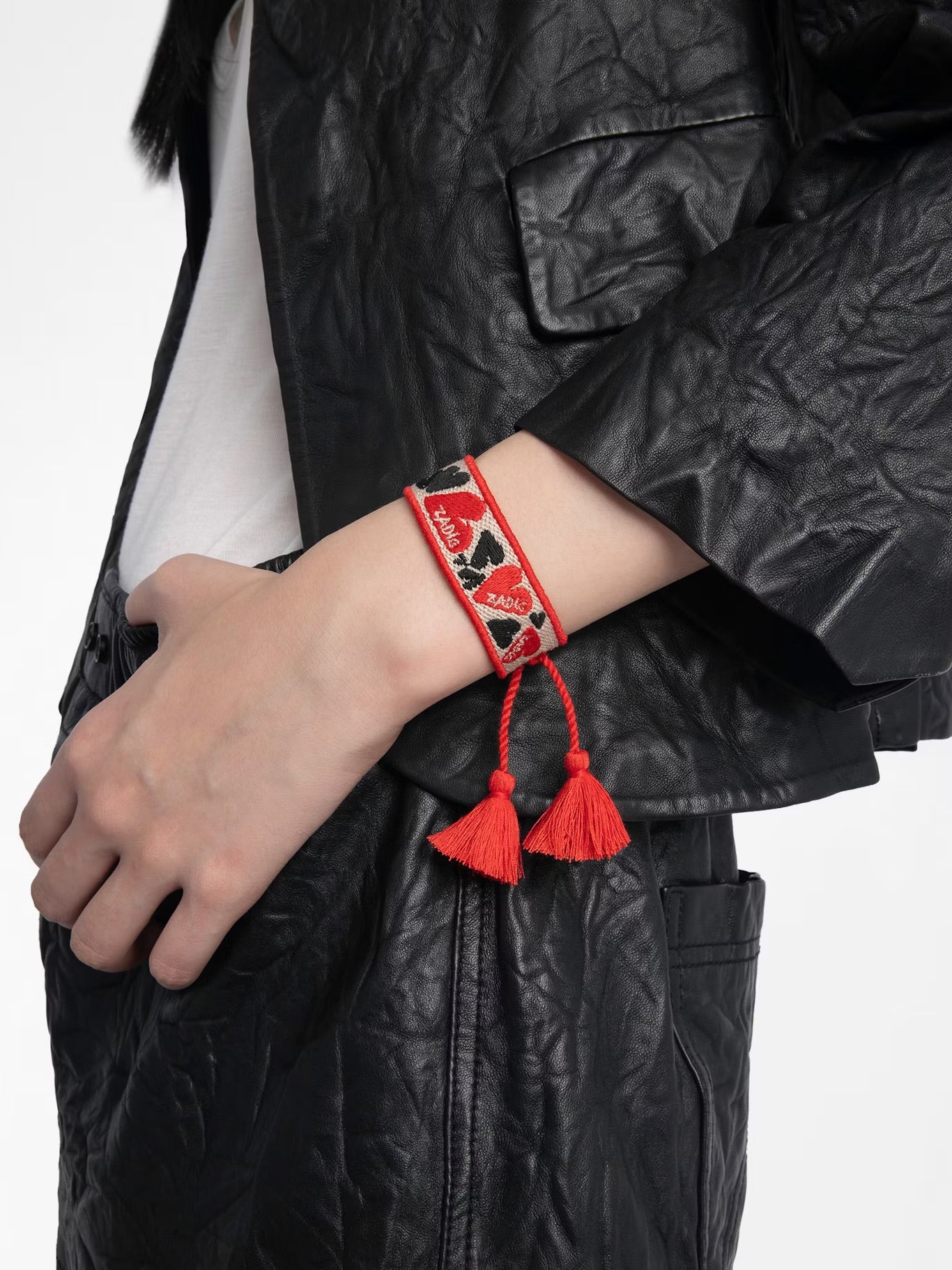 ZADIG WOVEN HEART BRACELET