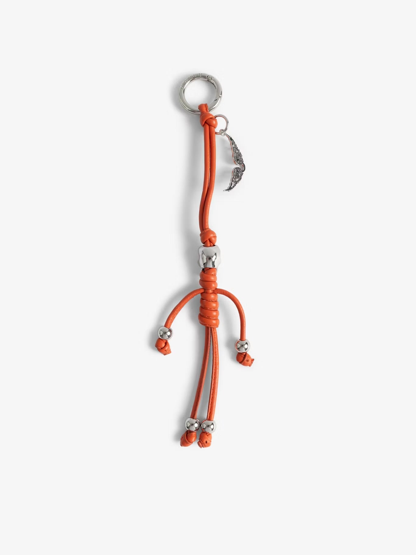 SKULL KEYRING SMOOTH LAMBSKIN