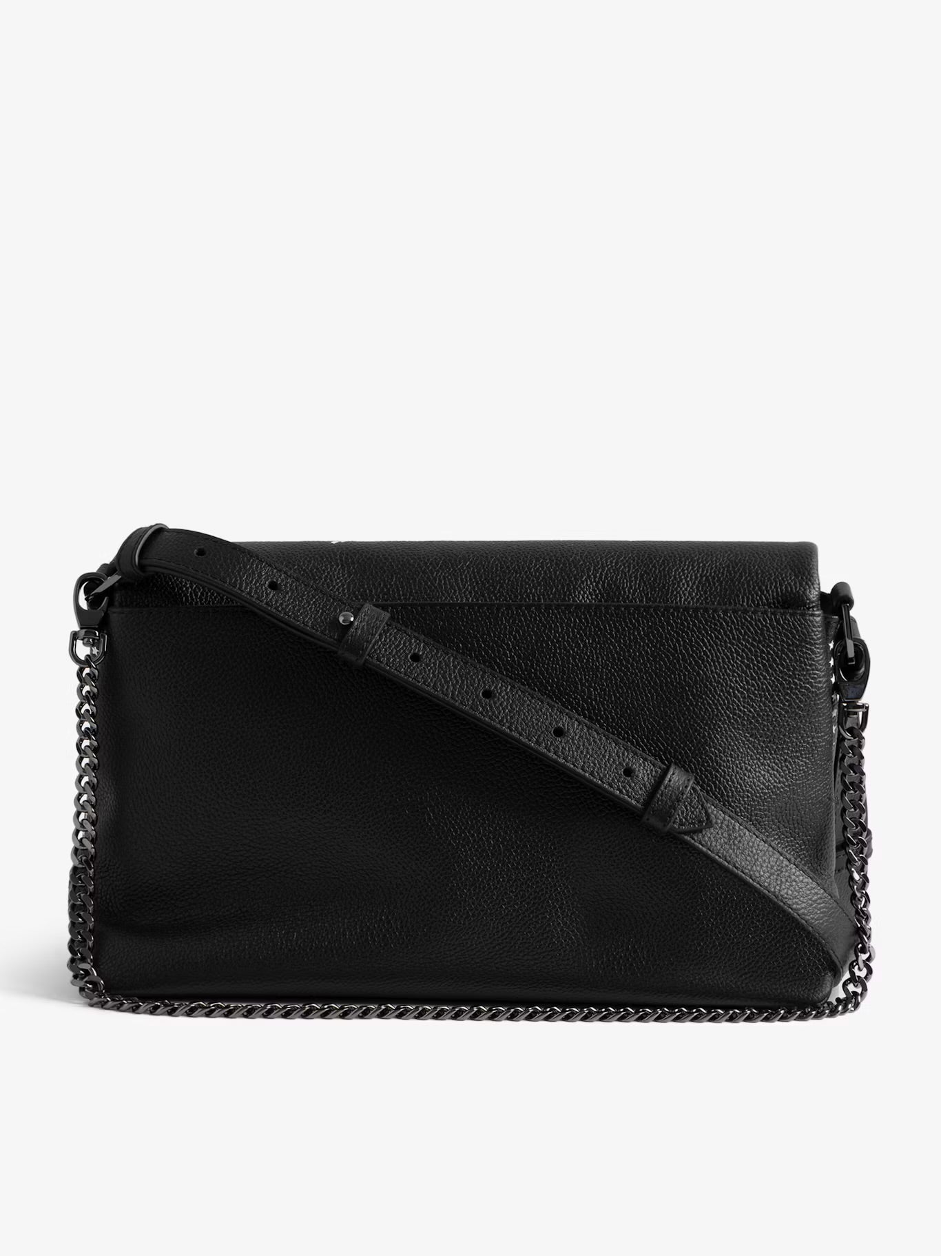 ROCKY II GRAINED LEATHER PUNK