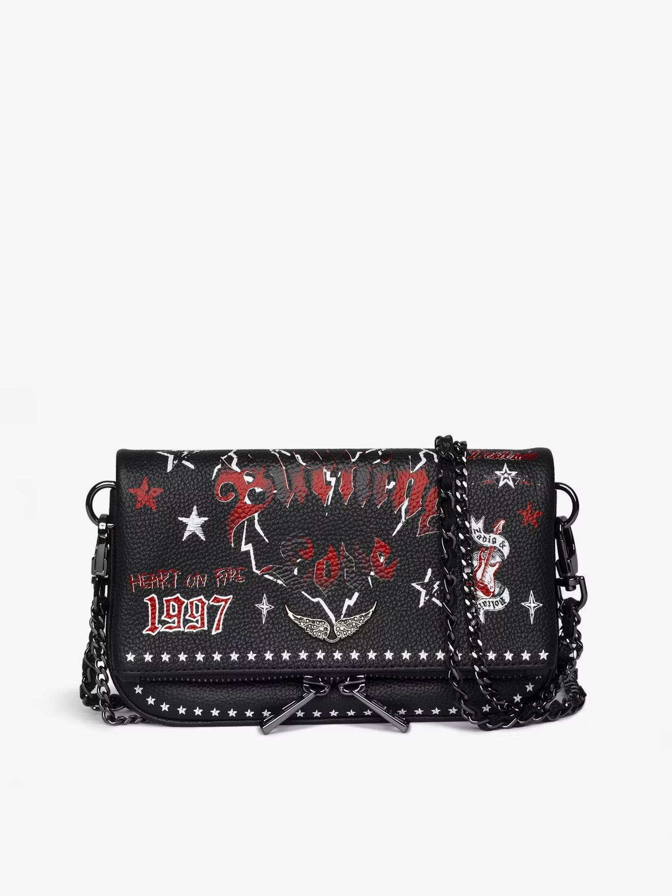 ROCK NANO GRAINED LEATHER PUNK