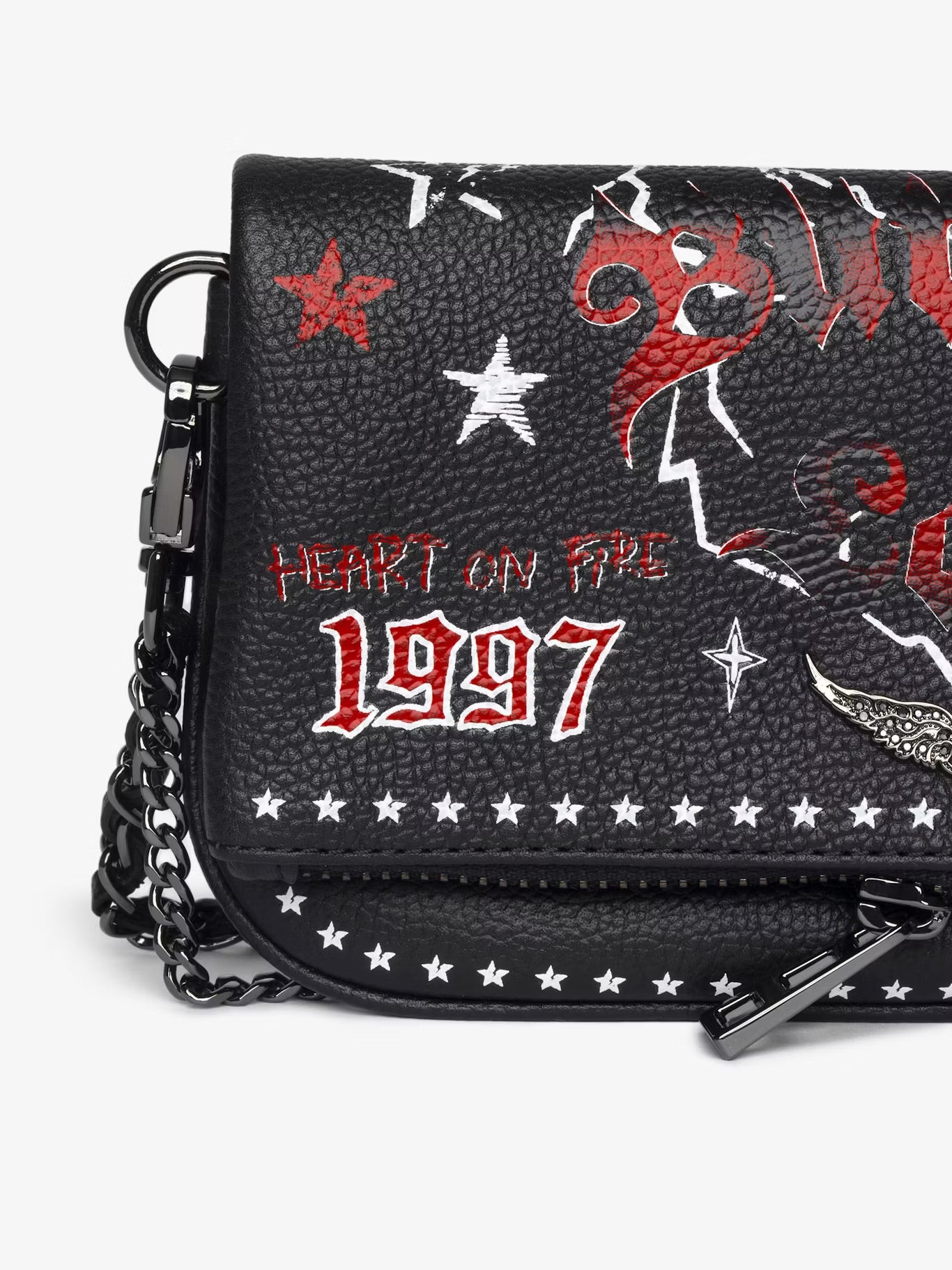 ROCK NANO GRAINED LEATHER PUNK