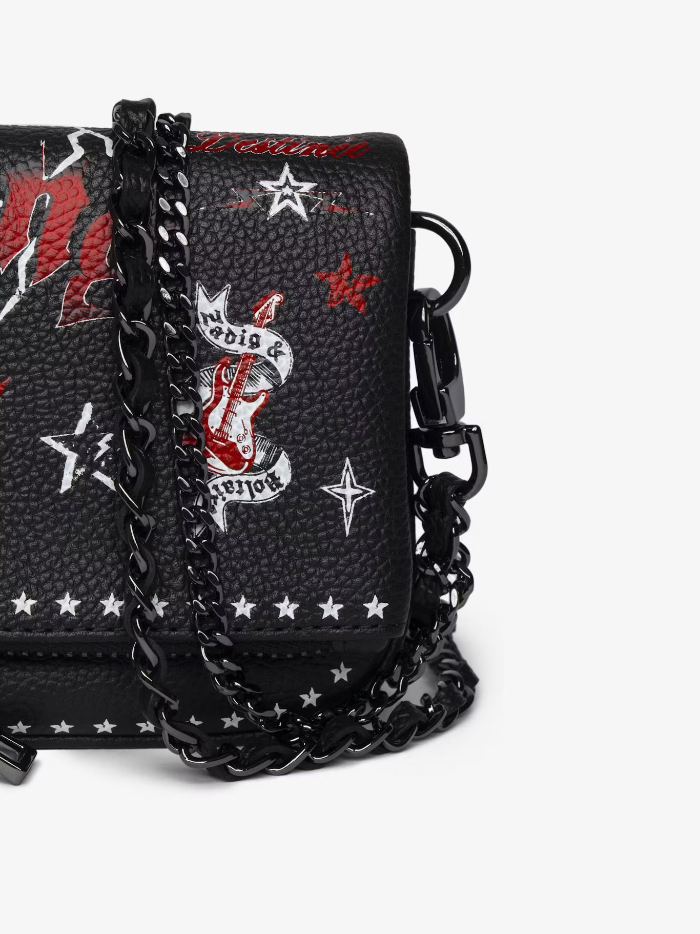 ROCK NANO GRAINED LEATHER PUNK