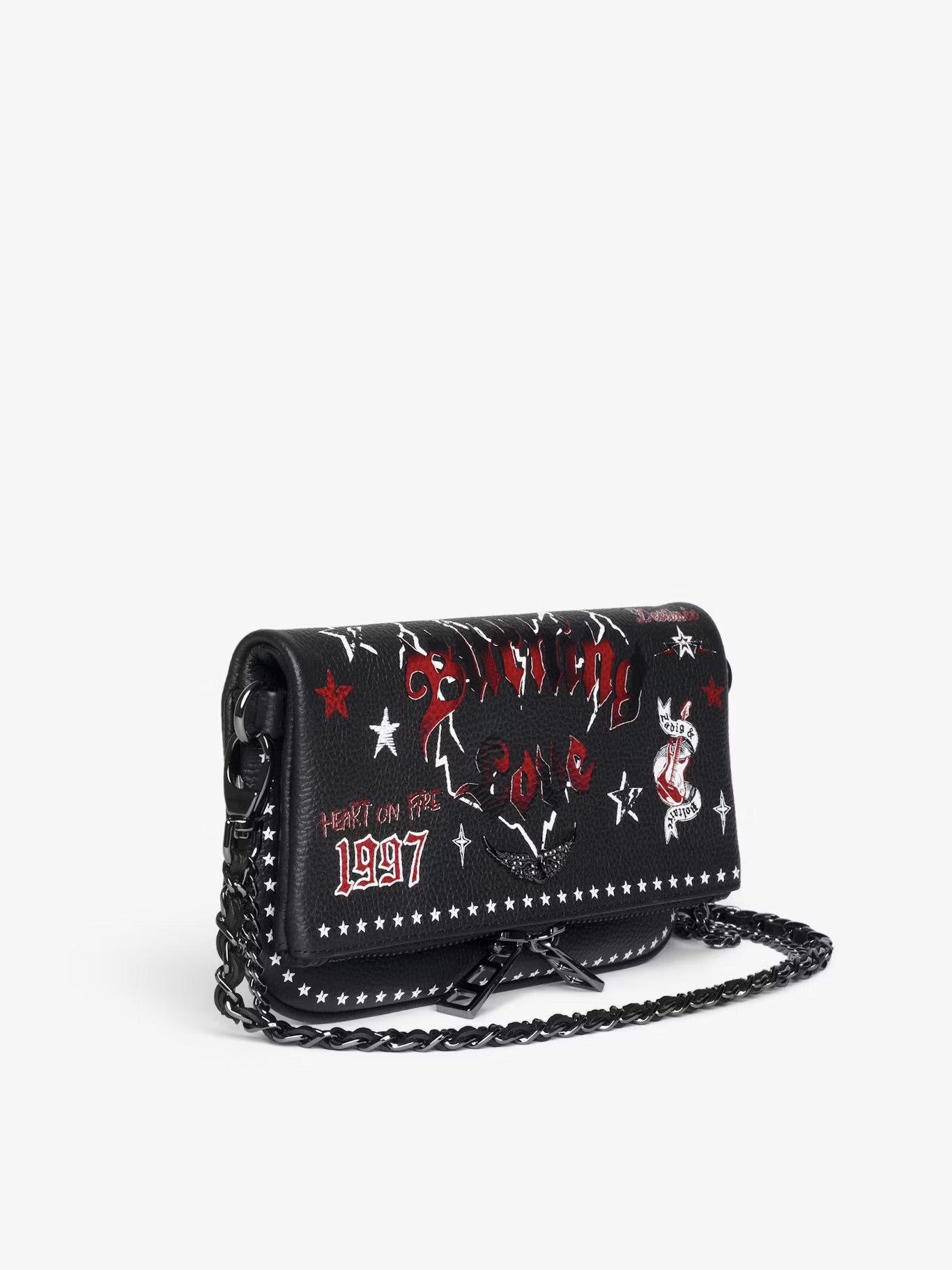 ROCK NANO GRAINED LEATHER PUNK
