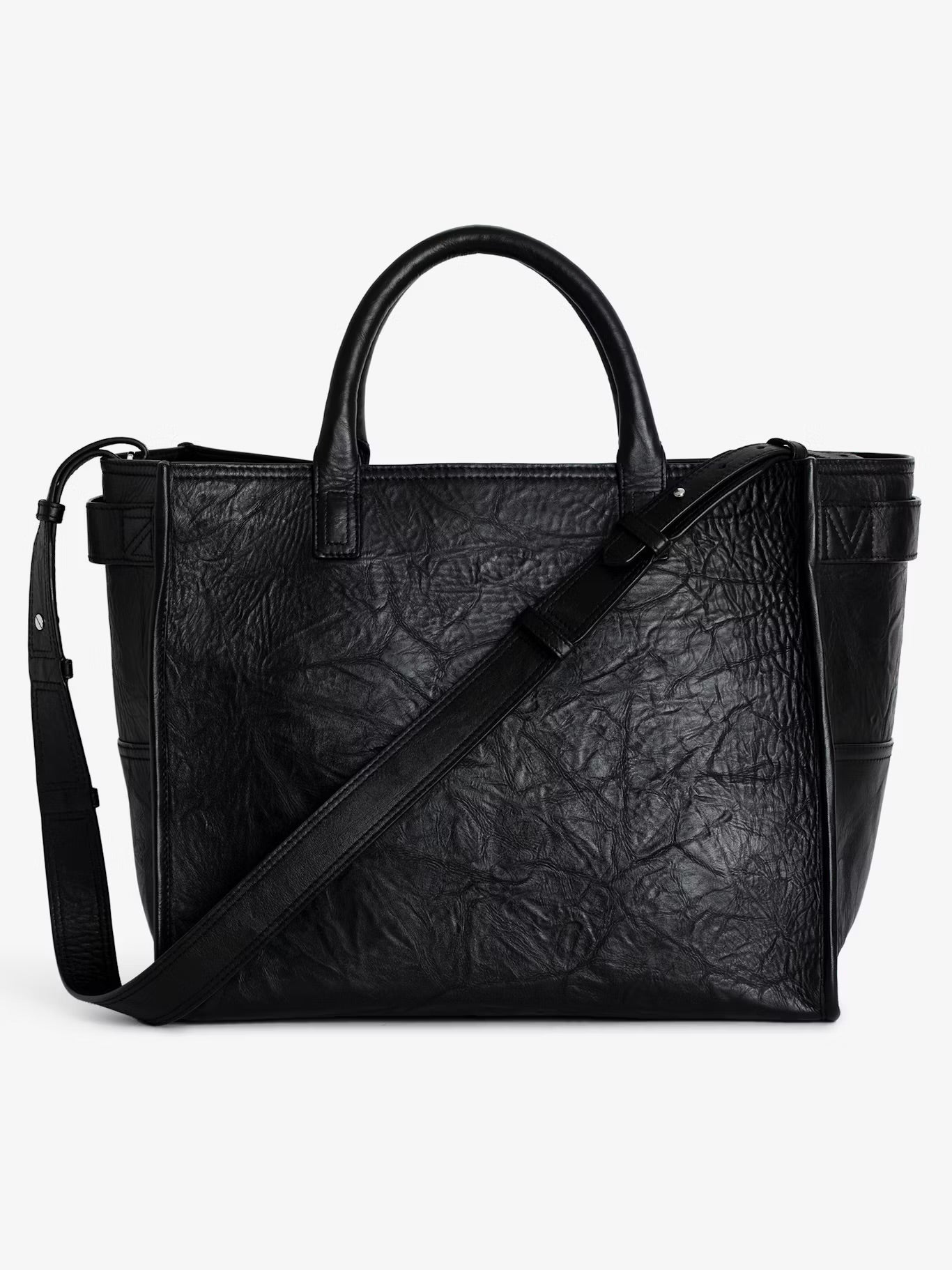 ANGEL TOTE WINGS COW BURNISH
