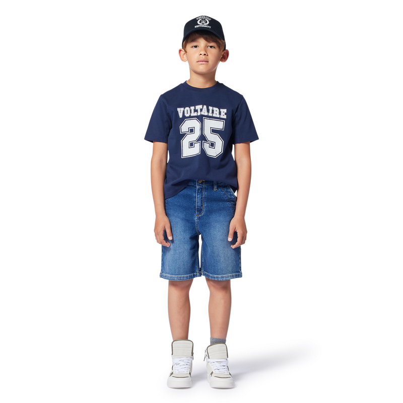 Denim Bermuda shorts