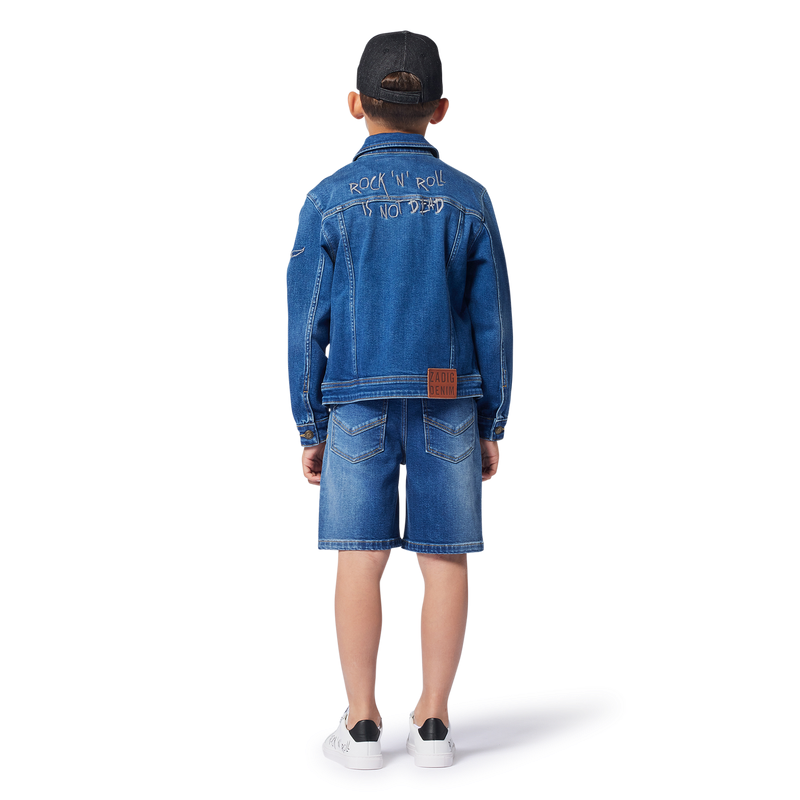 Denim Bermuda shorts