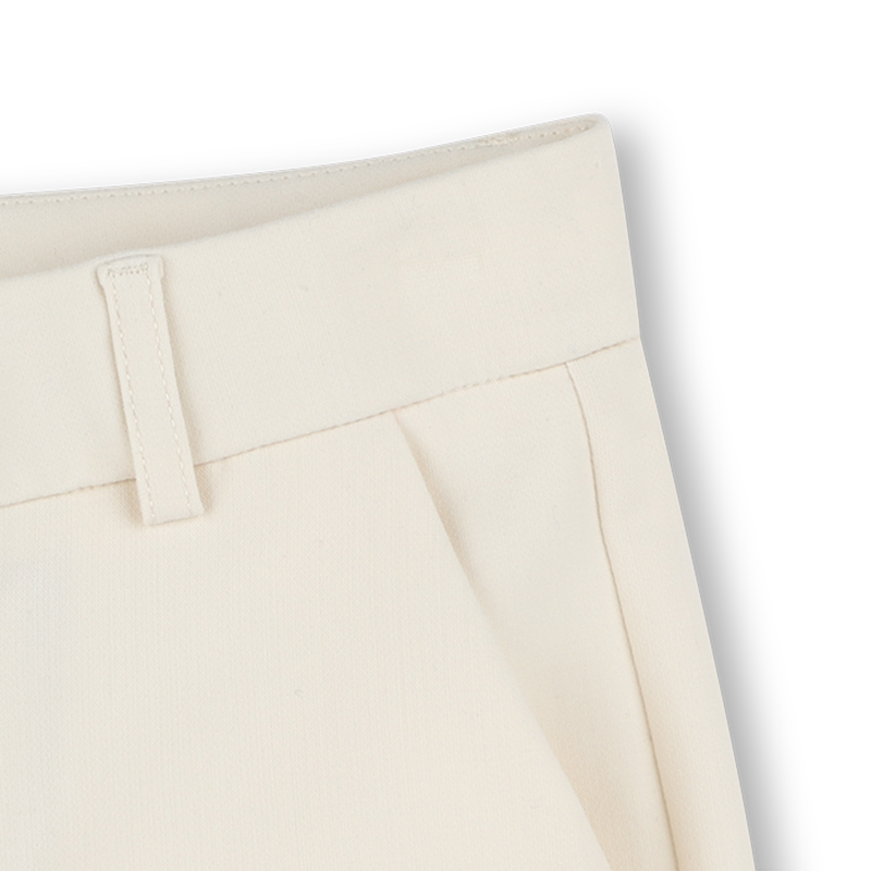 Tailored shorts with diamantés